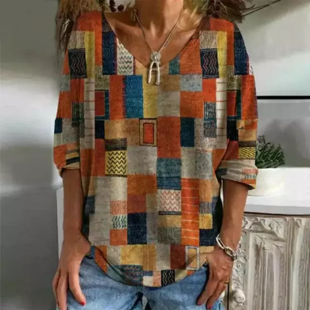 Thalia | Chemisier D'été Chic Pour Femmes | Brise