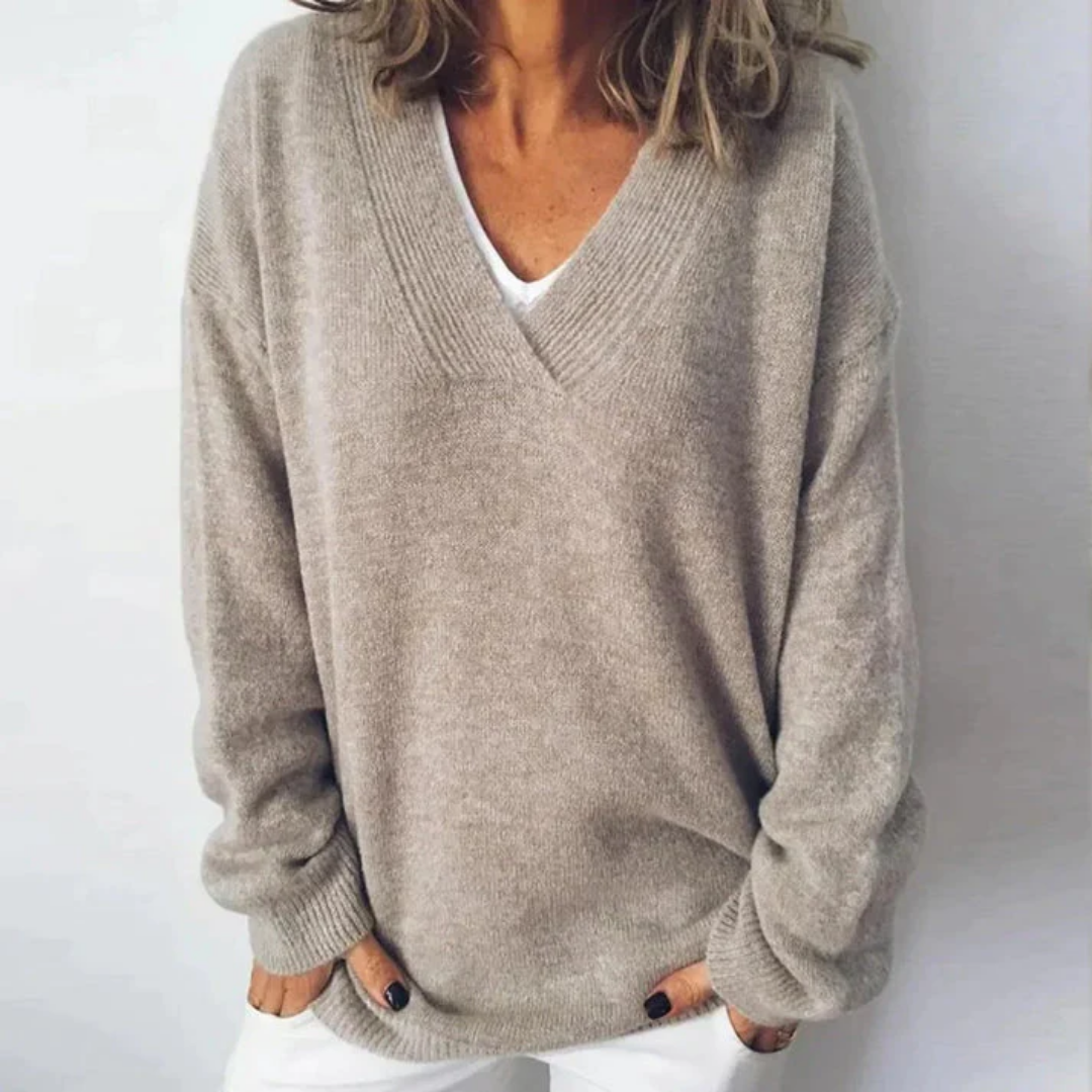 Nadine | Pull Décontracté Pour Femmes | Gris