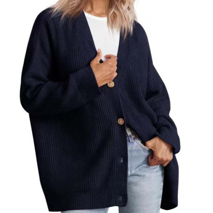 Anne | Cardigan Boutonné Pour Femmes | Tricoté