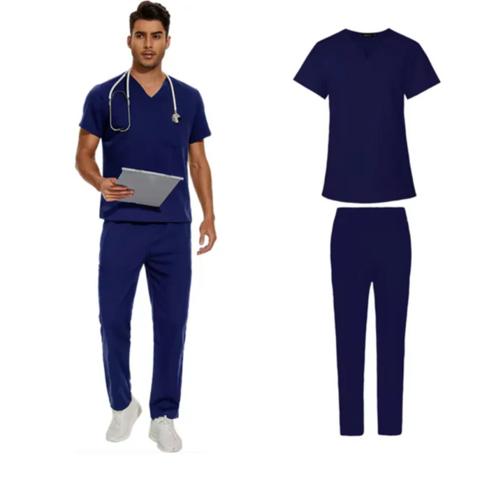 Juden | Ensemble De Médecin Blouses à Col En V Pour Homme | Vêtements De Travail
