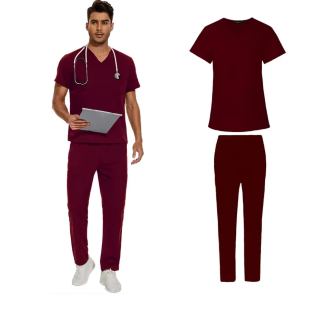Juden | Ensemble De Médecin Blouses à Col En V Pour Homme | Vêtements De Travail