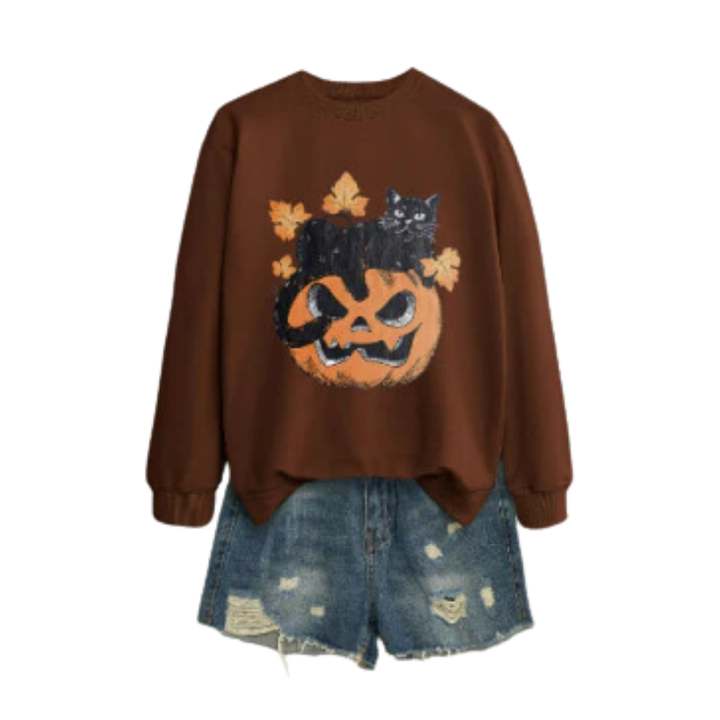 Bianca | Pull d'Halloween Pour Femmes | Confortable