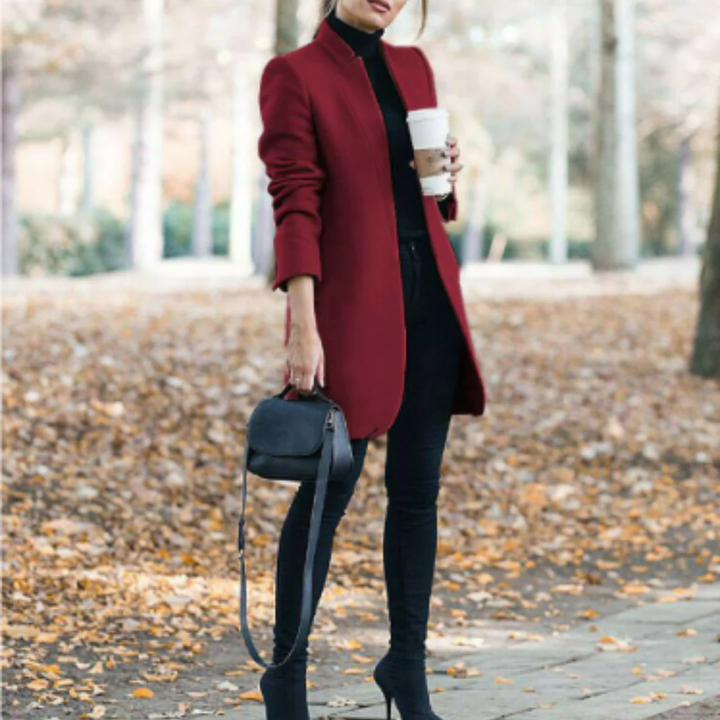 Regine | Manteau à Col Montant Pour Femme | Hiver