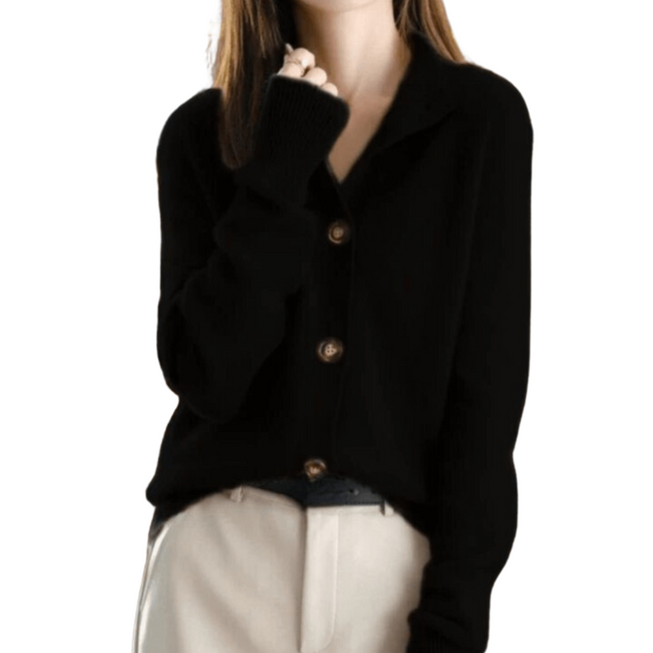 Bea | Cardigan Boutonné en Tricot Pour Femmes | Douillet