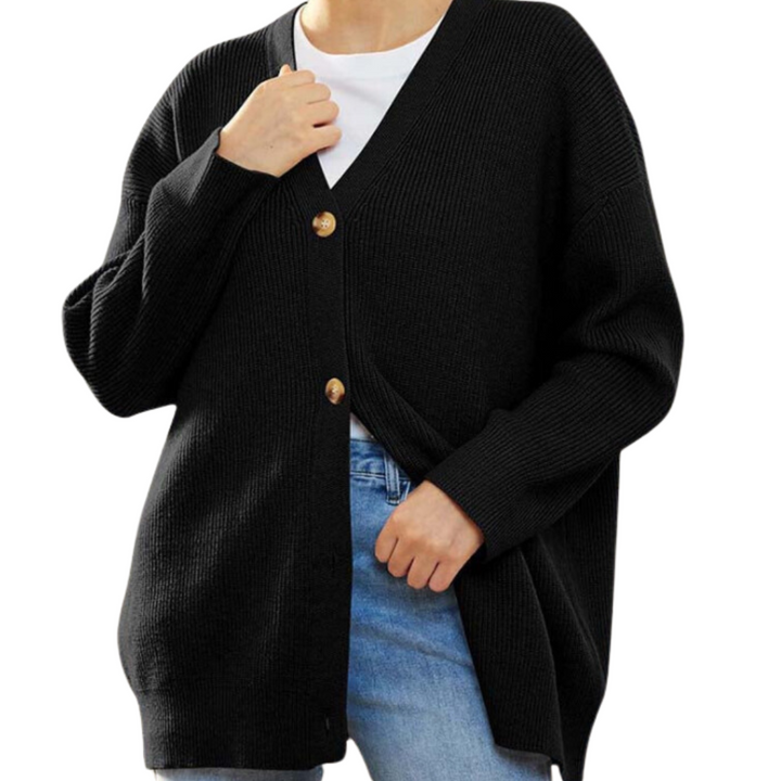 Anne | Cardigan Boutonné Pour Femmes | Tricoté