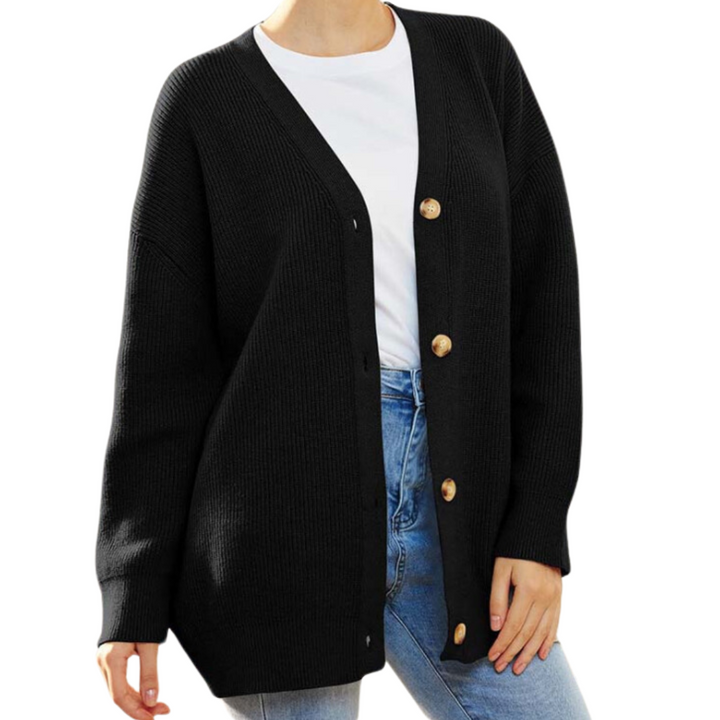 Anne | Cardigan Boutonné Pour Femmes | Tricoté