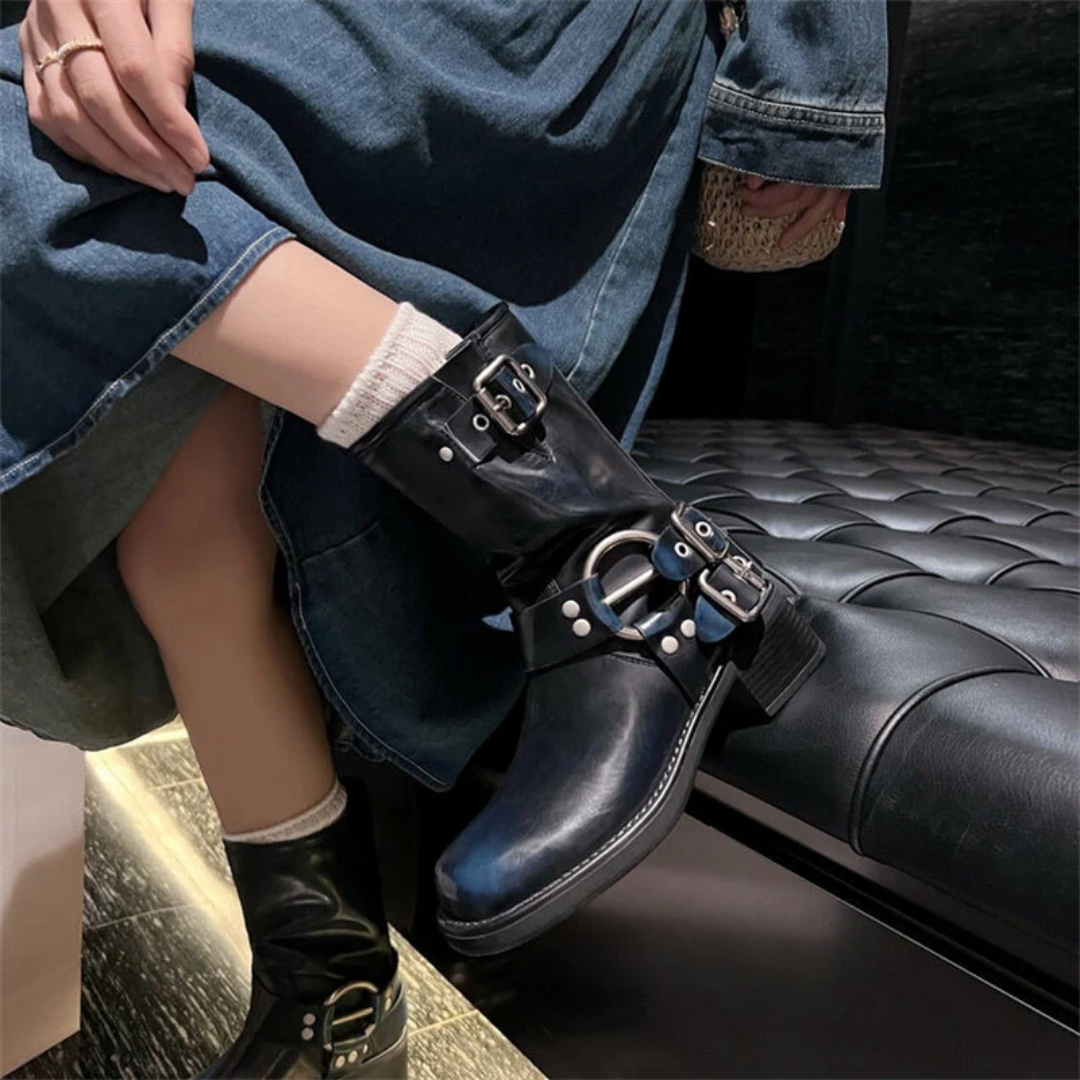 Elena | Bottes à Boucles Pour Femmes | Vintage