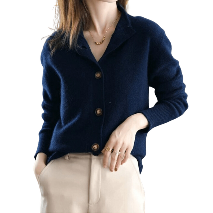 Bea | Cardigan Boutonné en Tricot Pour Femmes | Douillet